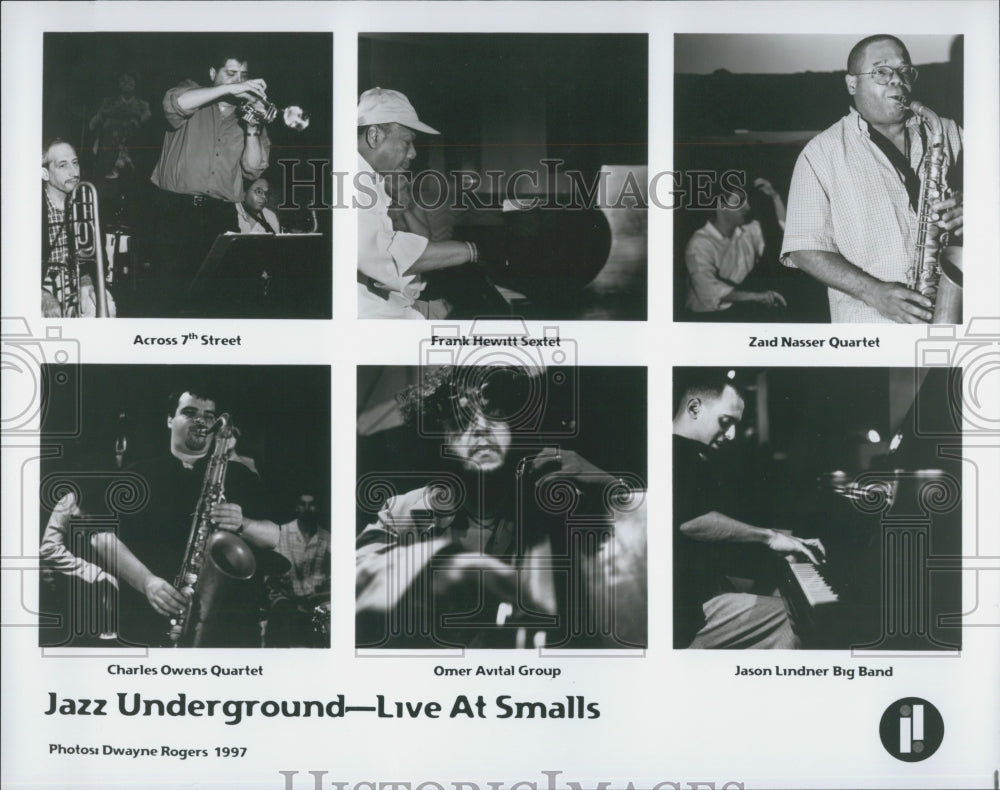 1997 Press Photo &quot;Jazz Underground Live At Smalls&quot; Charles Owen Quartet - Historic Images