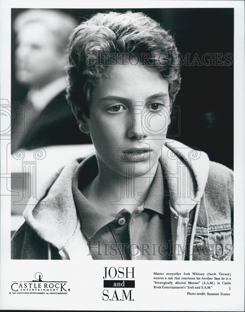 1993 Press Photo Jacob Tierney starring in "Josh and S.A.M." - DFPG06905 - Historic Images