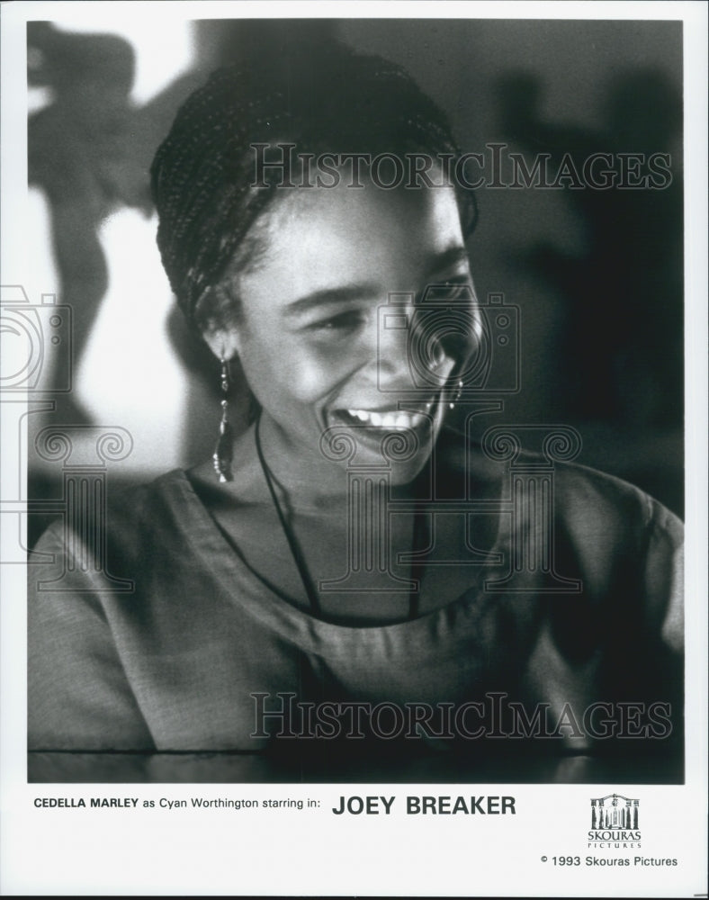 1993 Press Photo Cedella Marley starring in &quot;Joey Breaker&quot; - Historic Images