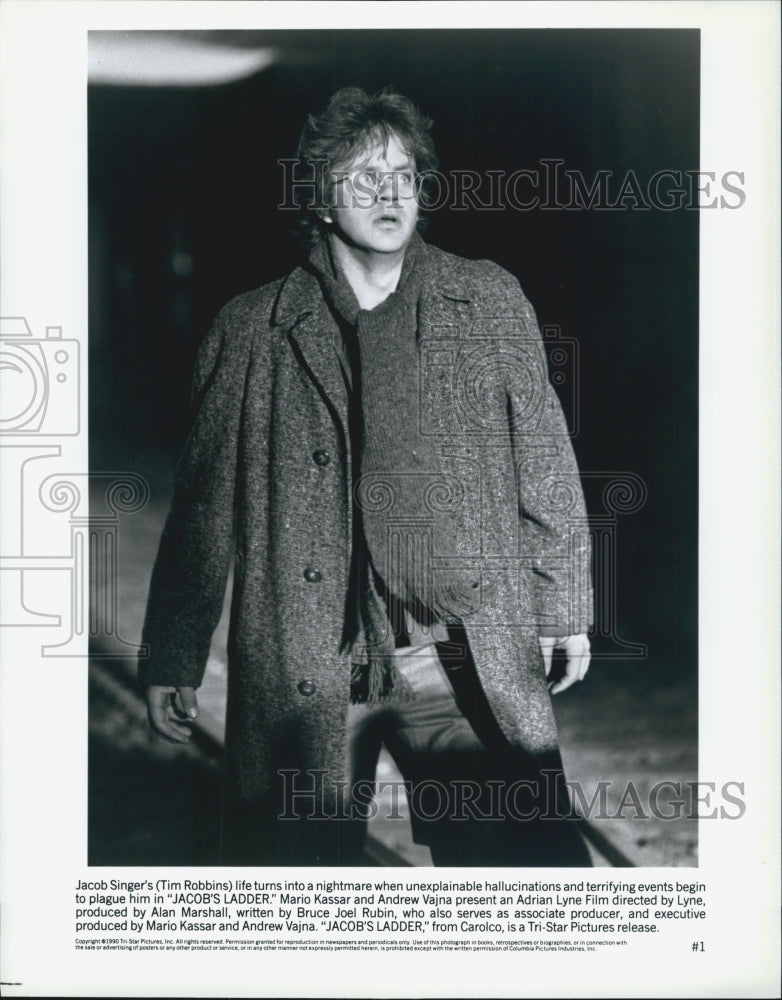 1990 Press Photo Tim Robbins in "Jacob's Ladder" - Historic Images