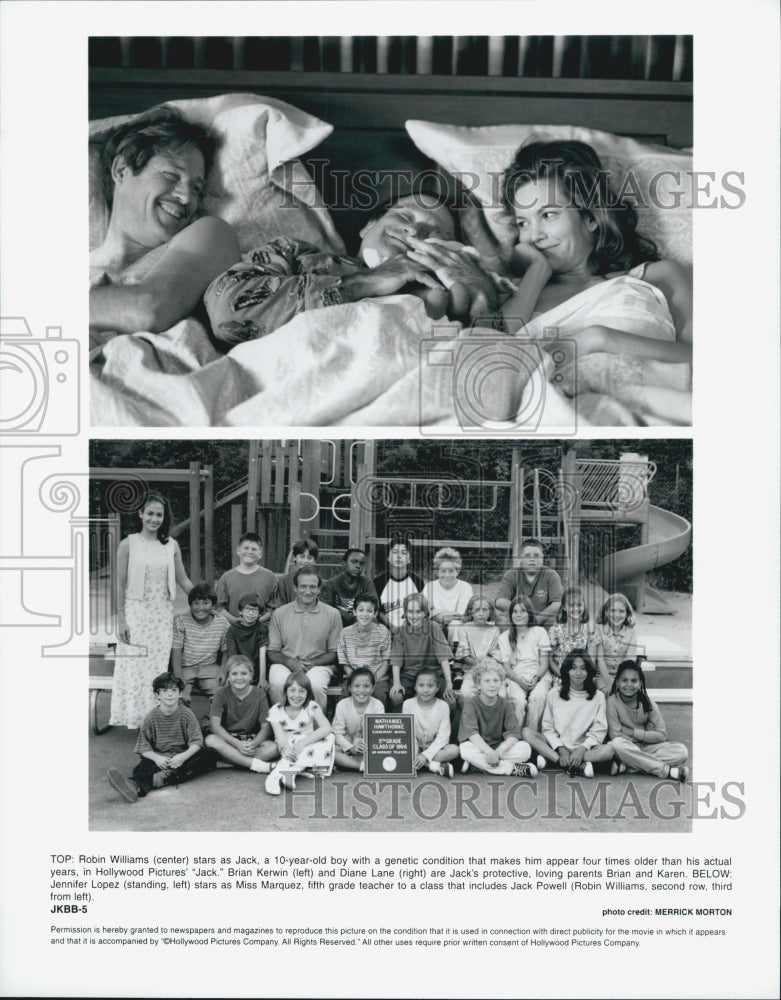 1996 Press Photo Robin Williams in &quot;Jack&quot; - Historic Images