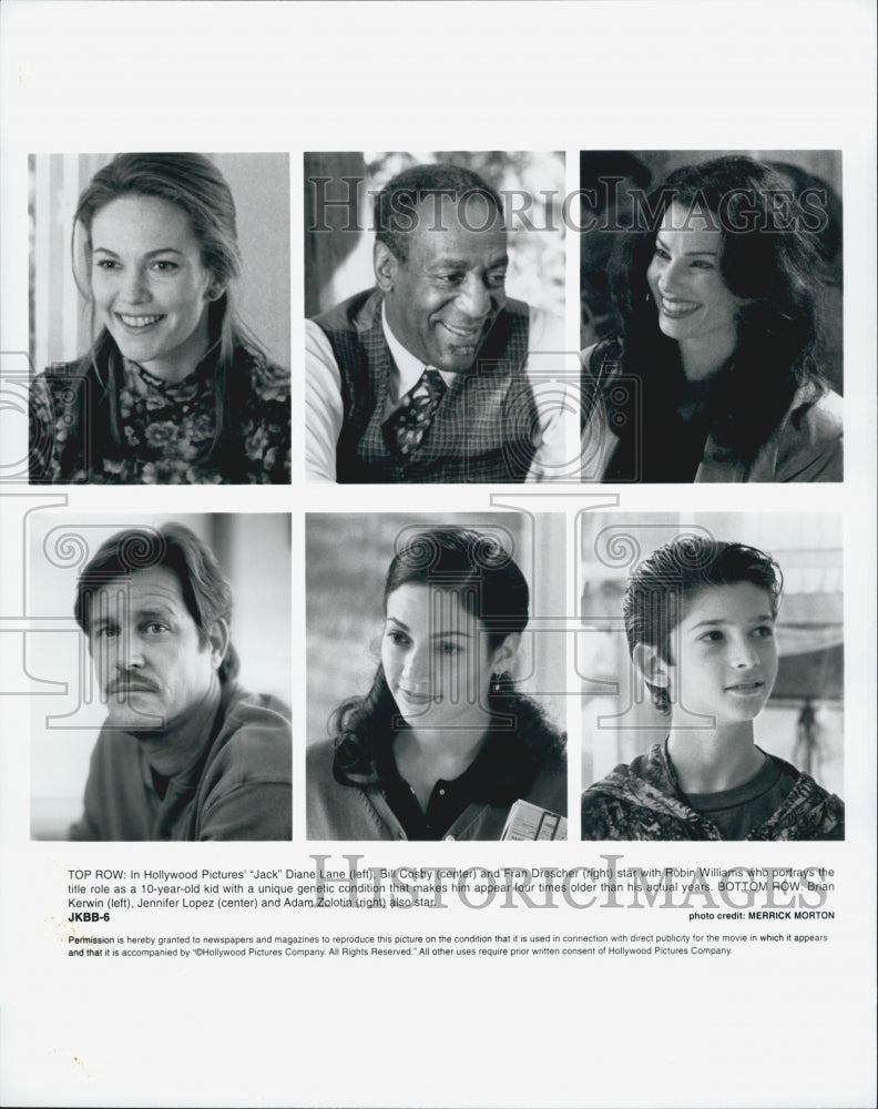 1996 Press Photo "Jack" D Lane, Bill Cosby,F Drescher,A Kerwin,J Lopez,A Zolotin - Historic Images