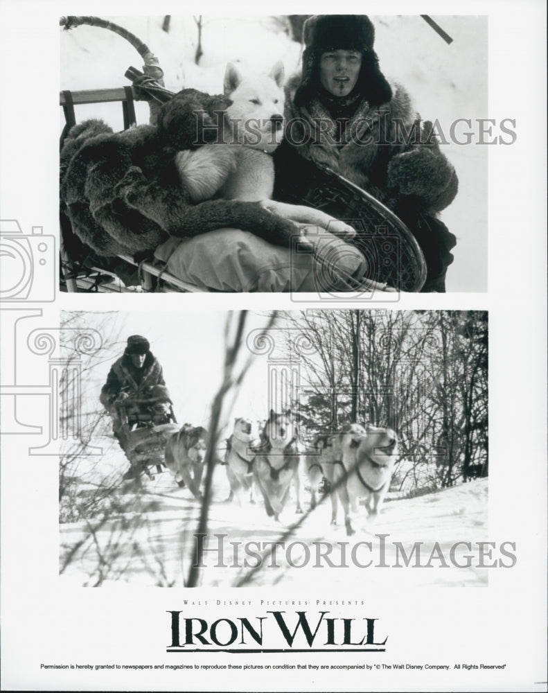 1994 Press Photo Scene in film "Iron Will" - DFPG07235 - Historic Images