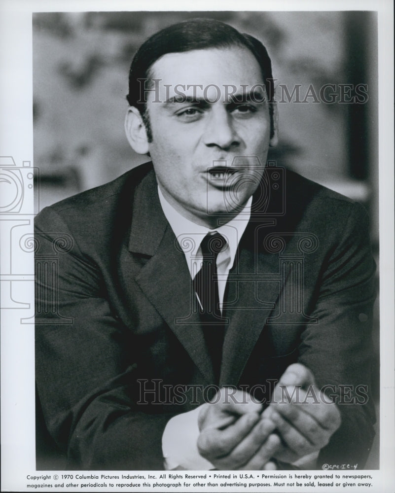 1970 Press Photo  Actor in "Investigator of a Citizen" - Historic Images