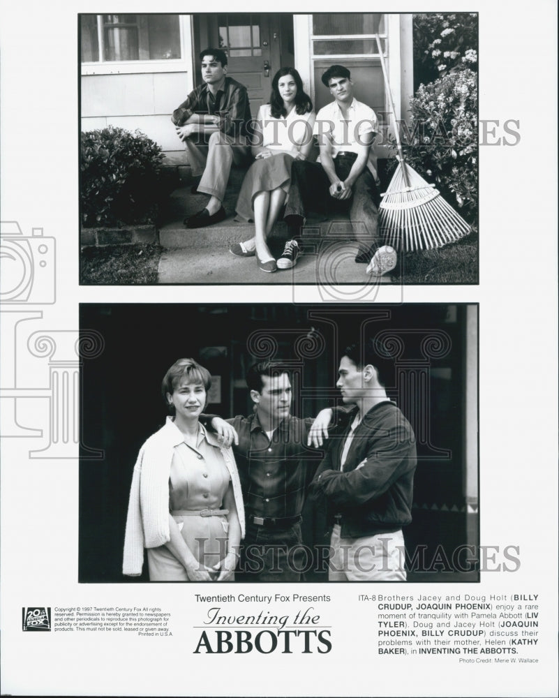 1997 Press Photo "Inventing the Abbotts" Liv Tyler &Joaquin Phoenix,B Crudup - Historic Images