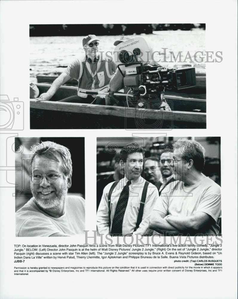 1997 Press Photo  &quot;Jungle 2 Jungle&quot;Tim Allen,Martin Short,dir,Pasquin - Historic Images