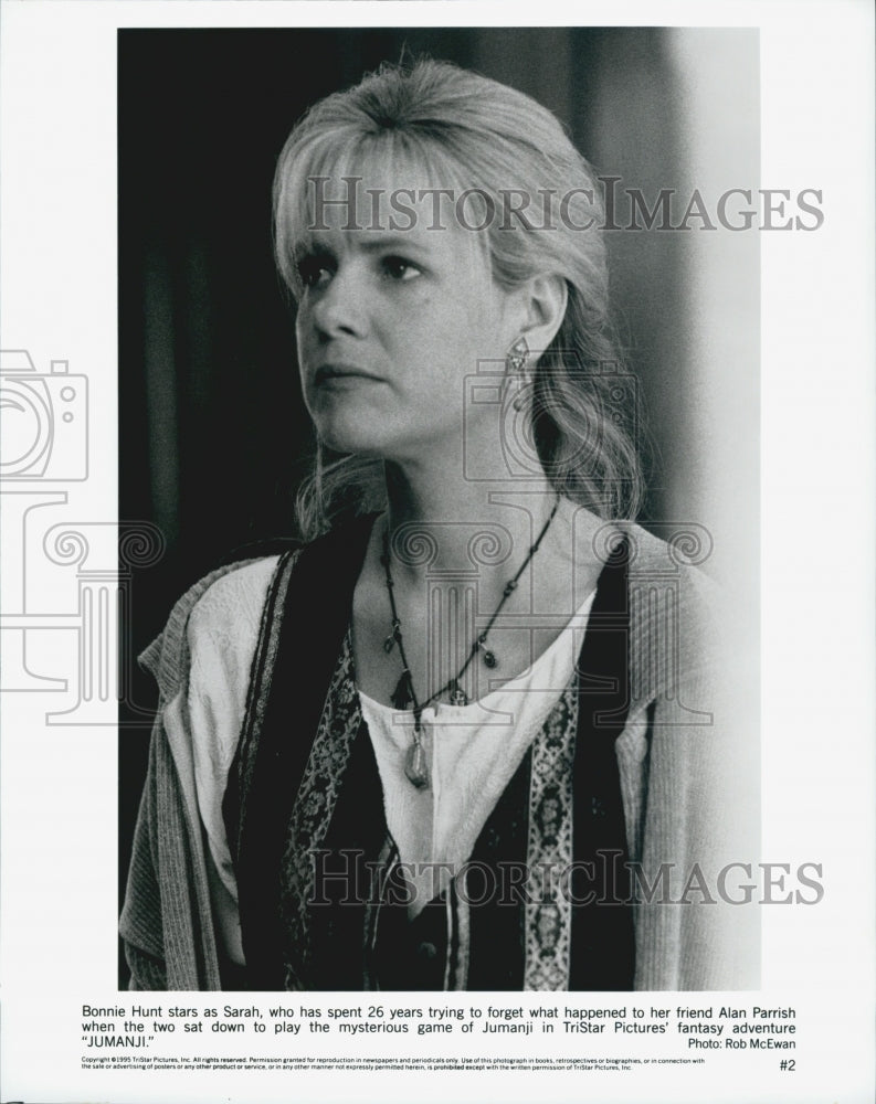 1995 Press Photo "Jumanji" Bonnie Hunt - Historic Images