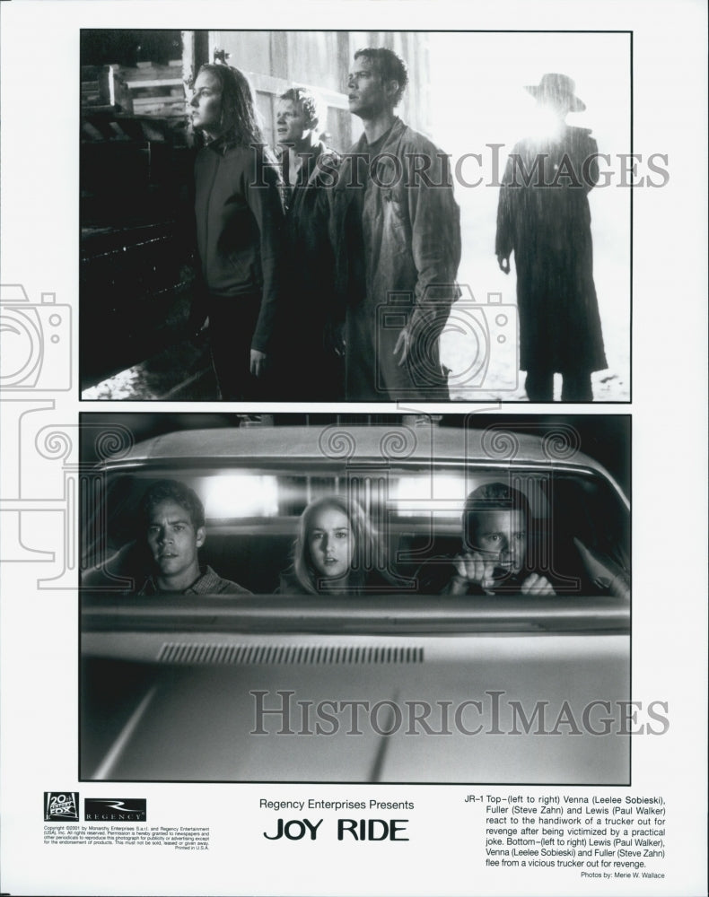 2001 &quot;Joy Ride&quot;L Sobieski,S Zahn,P Walker-Historic Images