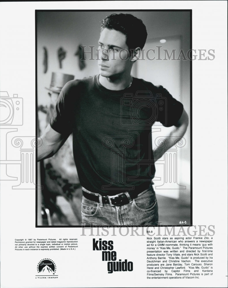 1997 Press Photo  "Kiss Me Guido" Nick Scotti - Historic Images