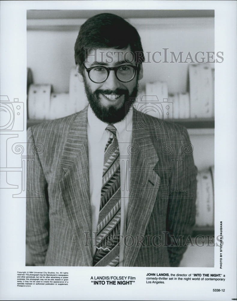 1984 Press Photo "Into The Night" director John Landis - Historic Images