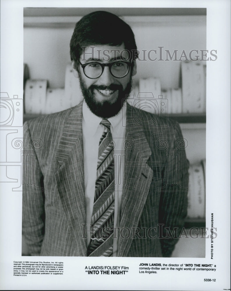 1984 Press Photo "Into The Night" director John Landis - Historic Images