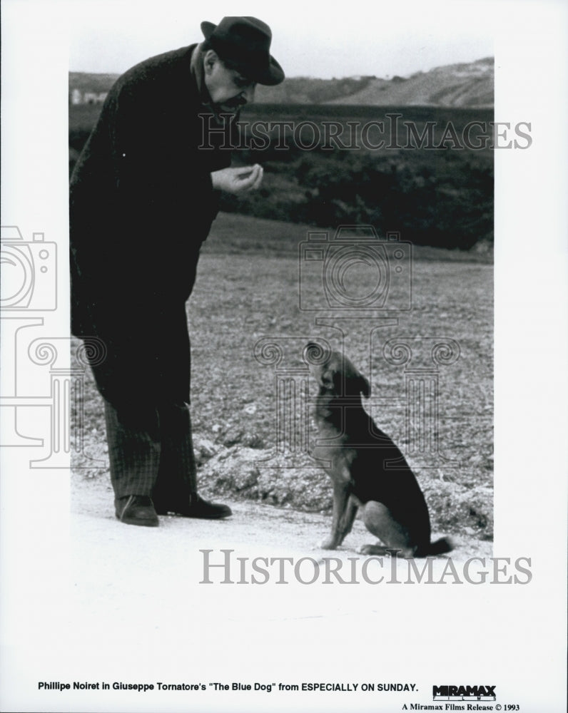 1993 Press Photo Phillipe Noiret &quot;The Blue Dog&quot; - DFPG08043 - Historic Images