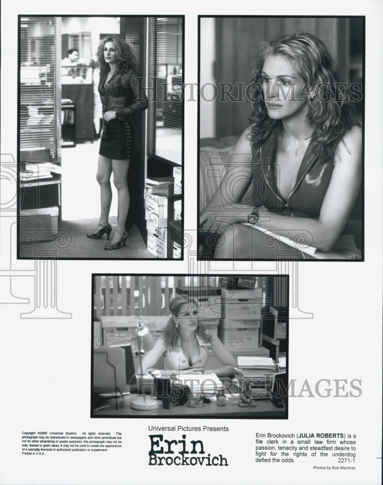 2000 Press Photo Julie Roberts "Erin Brockovich" - Historic Images