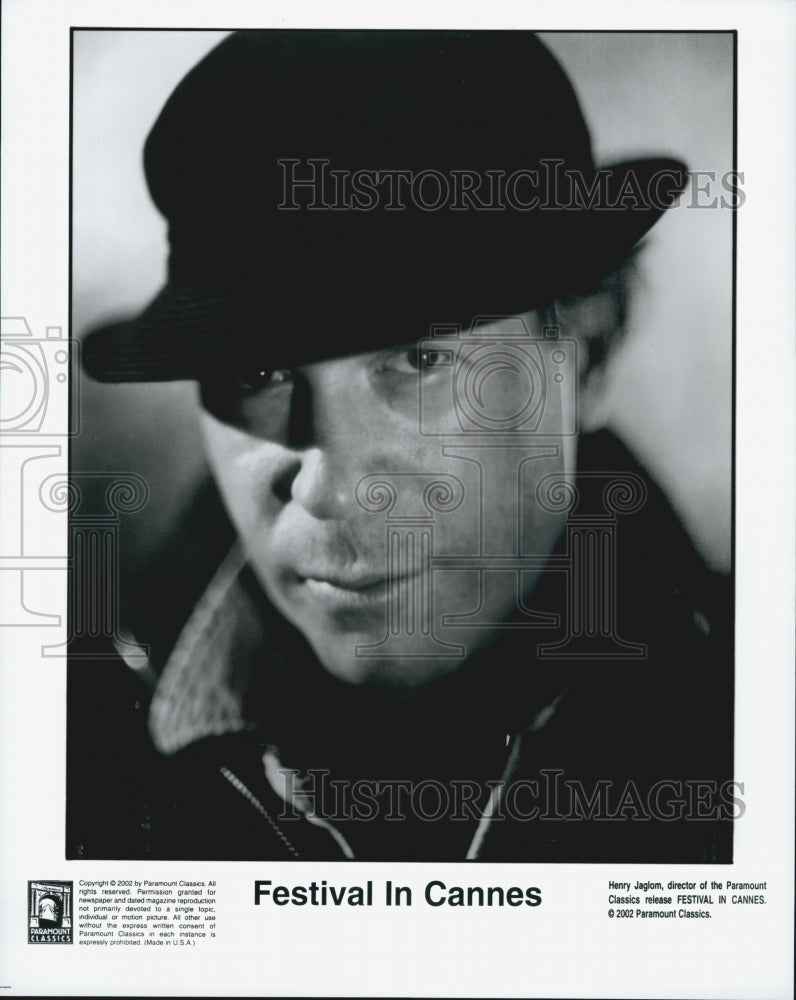 2002 Press Photo Henry Jaglom, Director Of Paramount Film &quot;Festival In Cannes&quot; - Historic Images