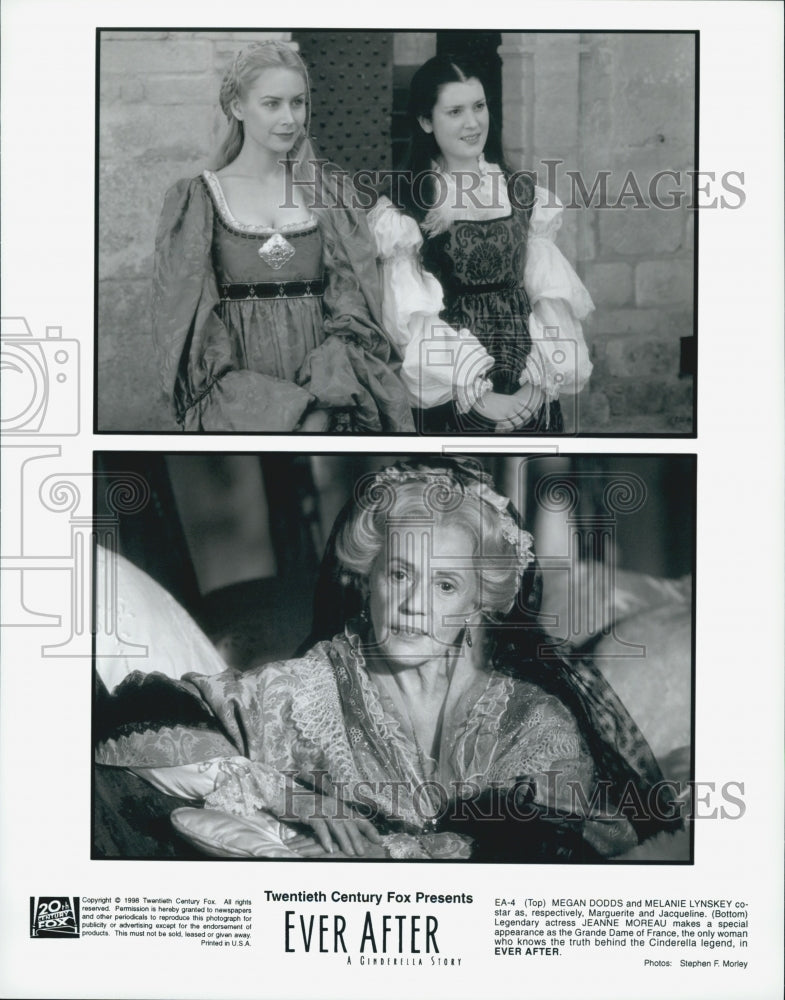 1998 Megan Dodds, Melanie Lynskey, Jeanne Moreau "Ever After"-Historic Images