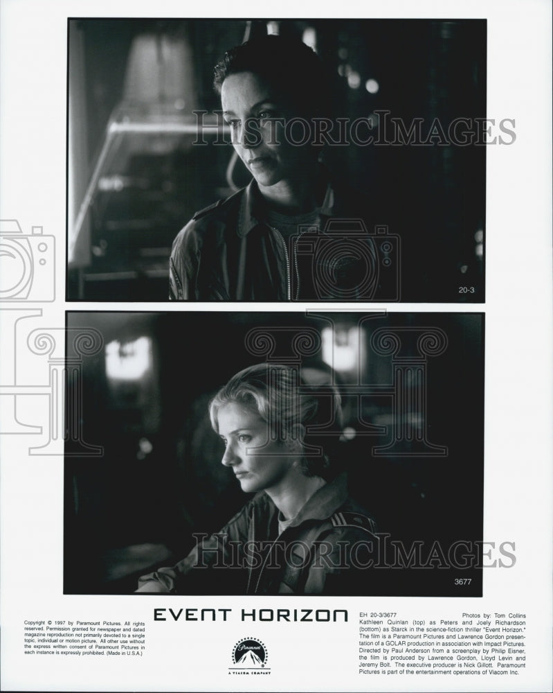 1997 Press Photo Kathleen Quinlan, Joely Richardson "Event Horizon" - Historic Images