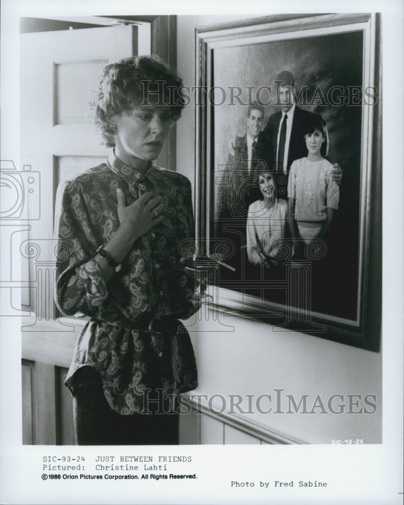 1986 Press Photo Christine Lahti "Just Between Friends" - Historic Images