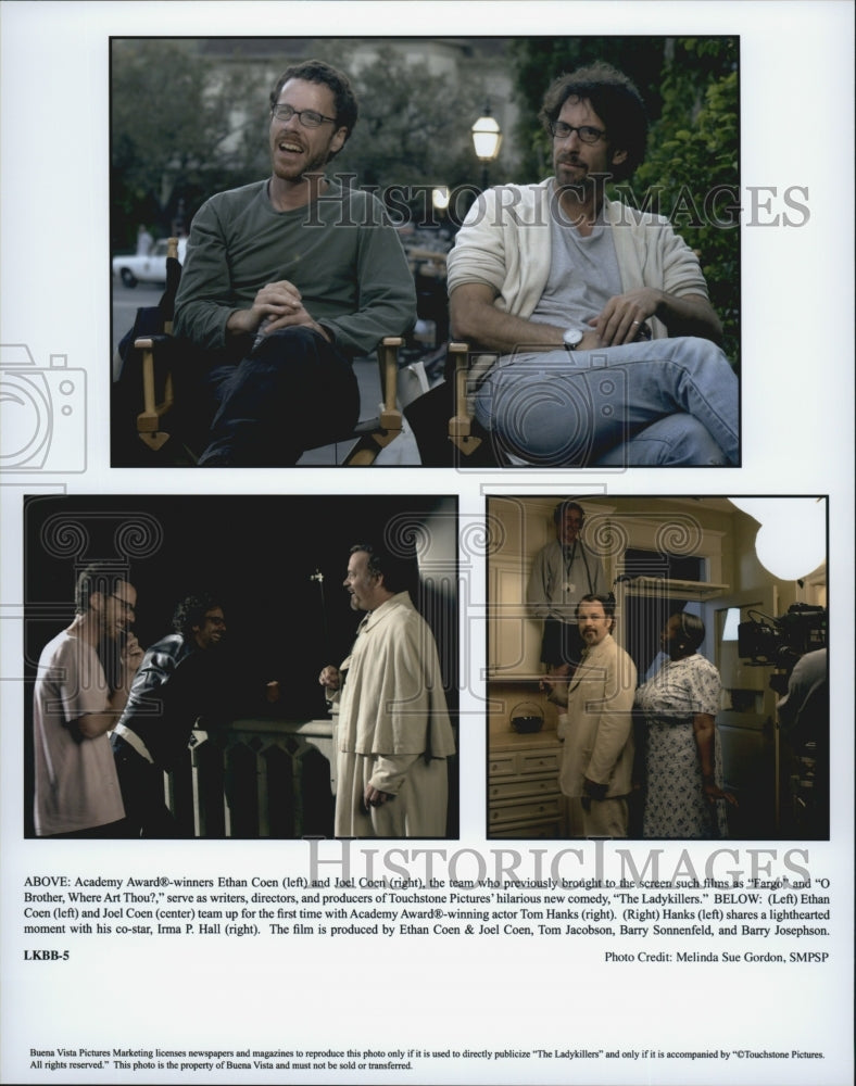 2004 Press Photo "The Ladykillers" director and producer, Ethan and Joel Coen - Historic Images