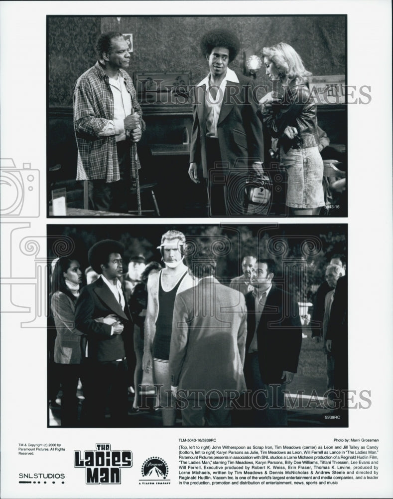 2000 Press Photo Scenes From Comedy Film "The Ladies Man" Starring Will Ferrell - Historic Images
