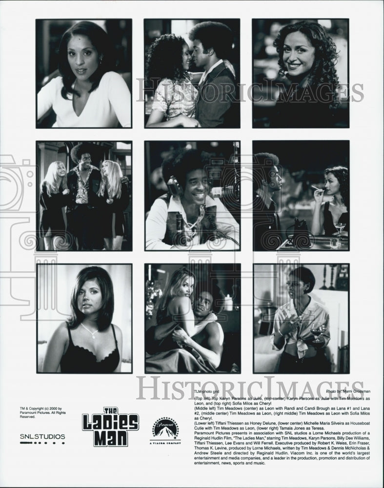 2000 Press Photo Scenes From Comedy Film "The Ladies Man" Starring Will Ferrell - Historic Images