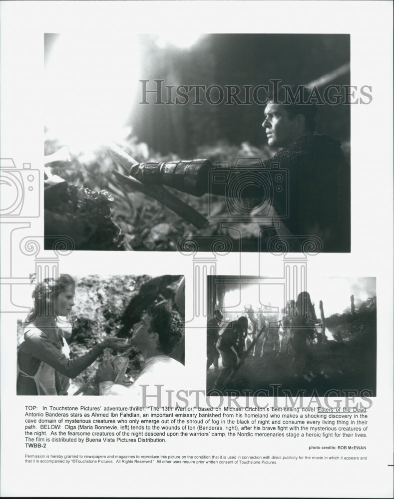 2011 Press Photo "Eaters of the Dead"Antonio Banderas,D Storhol - Historic Images