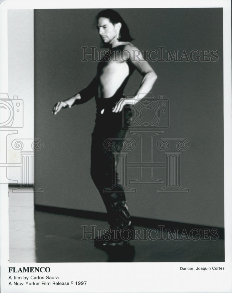 1997 Press Photo Dancer Joaquin Cortes Starring In Documentary Film "Flamenco" - Historic Images