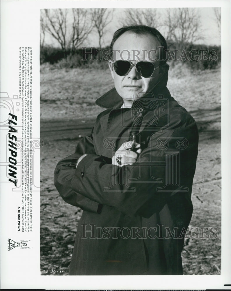 1984 Press Photo Actor Kurtwood Smith Starring In Action Film "Flashpoint" - Historic Images