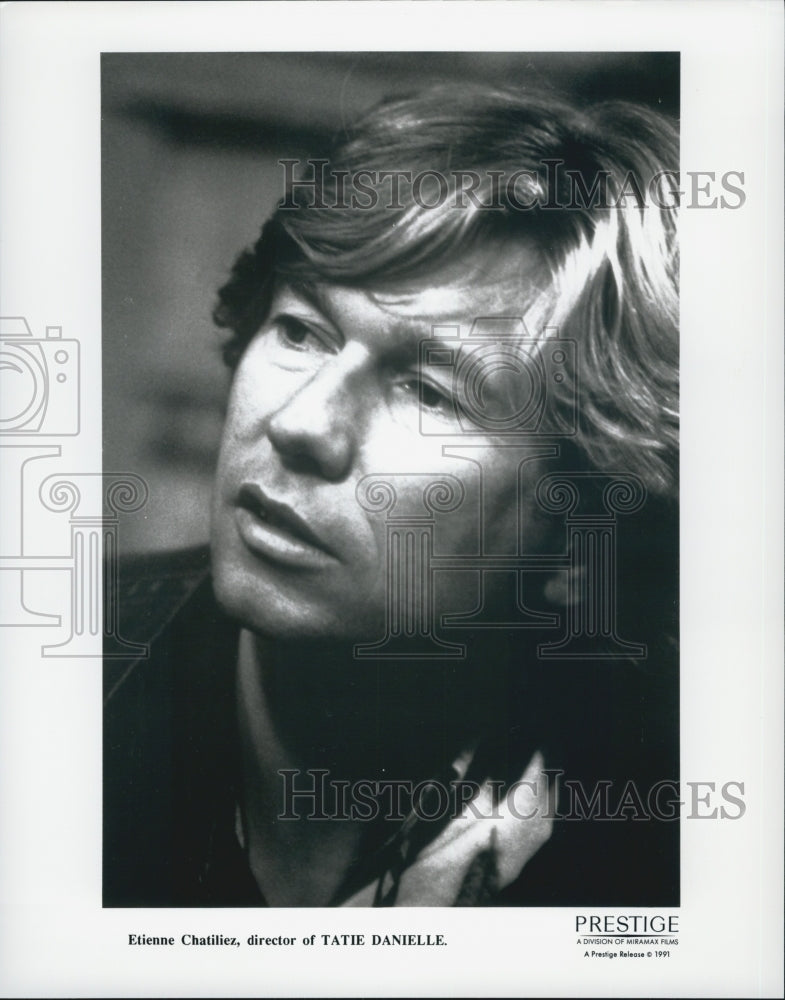1991 Press Photo Etienne Chatiliez Director Of "Tatie Danielle" - Historic Images