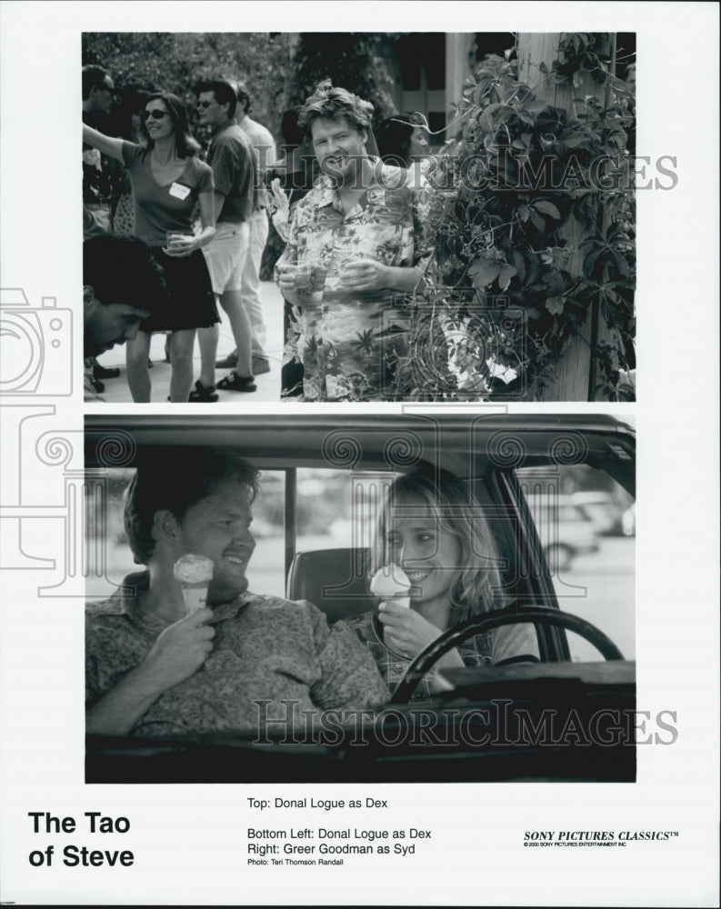 2000 Press Photo Donal Logue and Greer Goodman in "The Tao of Steve" - Historic Images