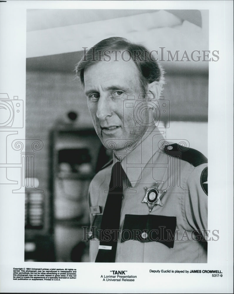 1984 Press Photo Actor James Cromwell Starring In Lorimar Pictures "TANK" - Historic Images