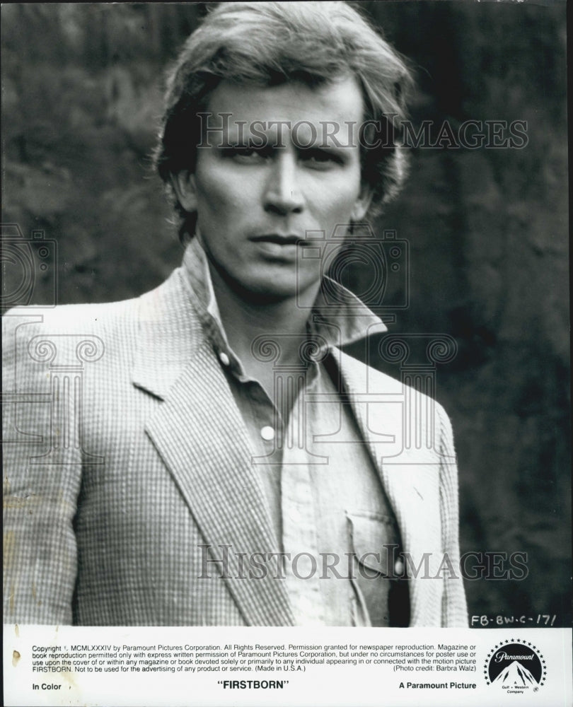 1984 Press Photo Unknown actor in the movie &quot;Firstborn&quot; - Historic Images