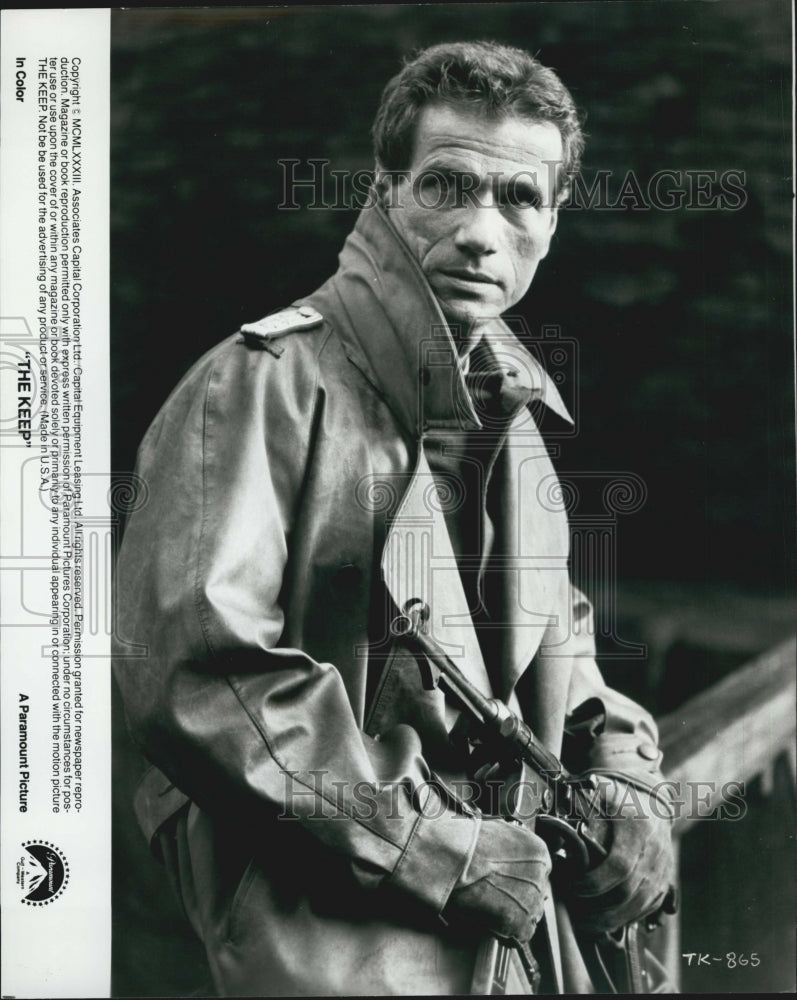 Press Photo "The Keep" Film Actor Jurgen Prochnow - Historic Images