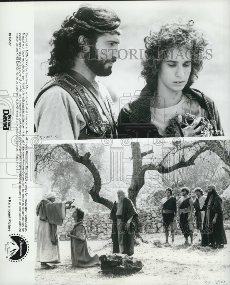 Press Photo "King David" Richard Gere Edward Woodward Alice Krige - DFPG09603 - Historic Images