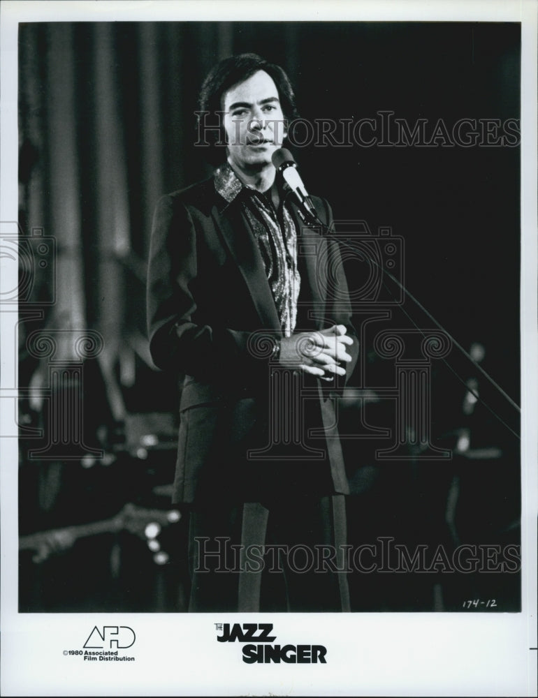 1980 Press Photo Neil Diamond in "The Jazz Singer" - Historic Images