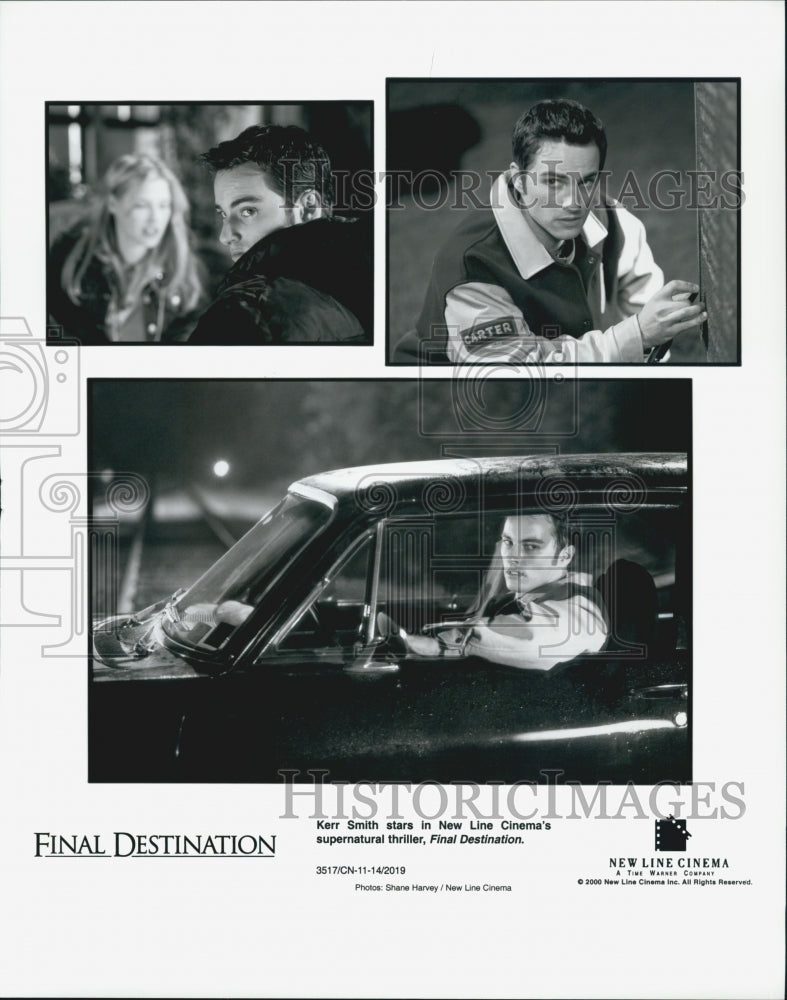 2000 Press Photo Kerr Smith in "Final Destination" - Historic Images