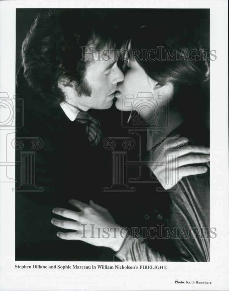 1998 Press Photo "Firelight" Film Actor Sophie Marceau Stephen Dillane - Historic Images