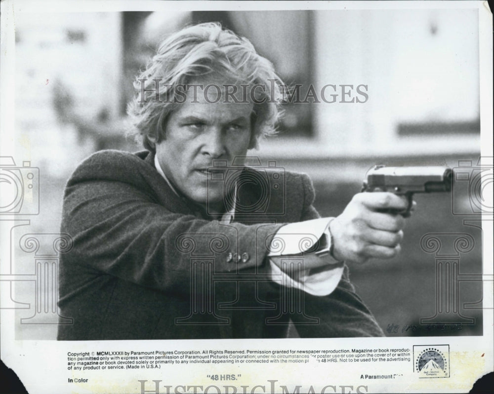 1982 Press Photo Nick Nolte in "48 Hours" - Historic Images