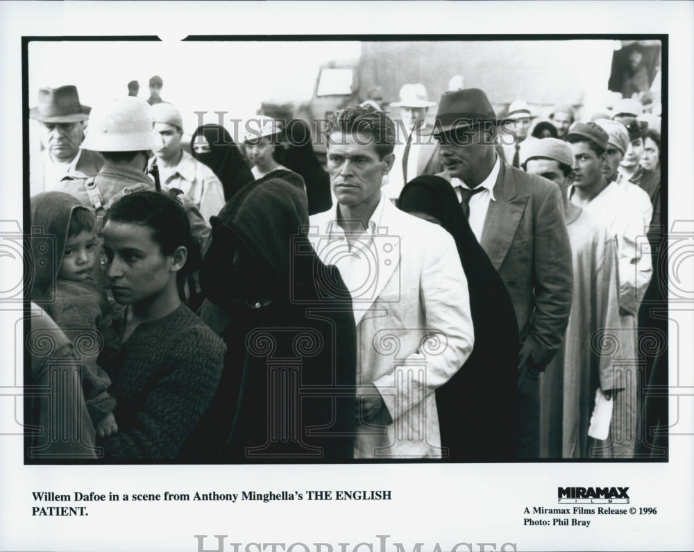 1996 Press Photo &quot;The English Patient&quot; Willem Dafoe - Historic Images