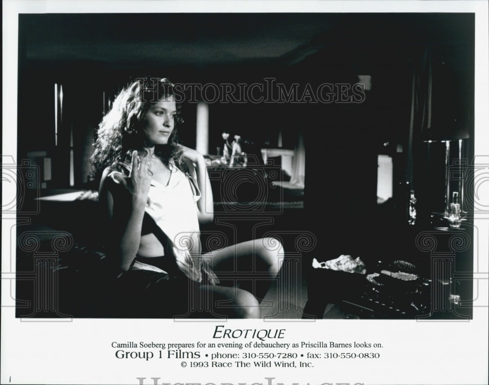 1993 Press Photo &quot;Erotique&quot; Camilla Soeberg - Historic Images