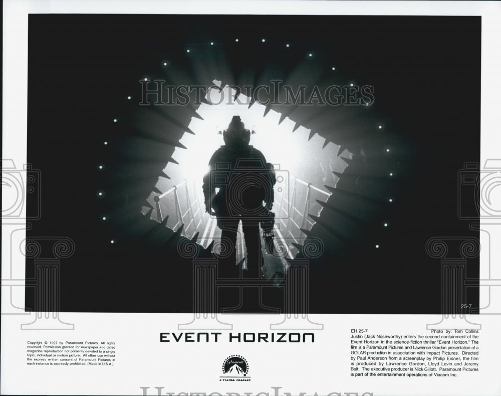 1997 Press Photo Jack Noseworthy in "Event Horizon" - Historic Images