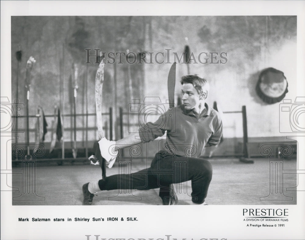 1991 Press Photo "Iron & Silk" Mark Salzman - Historic Images