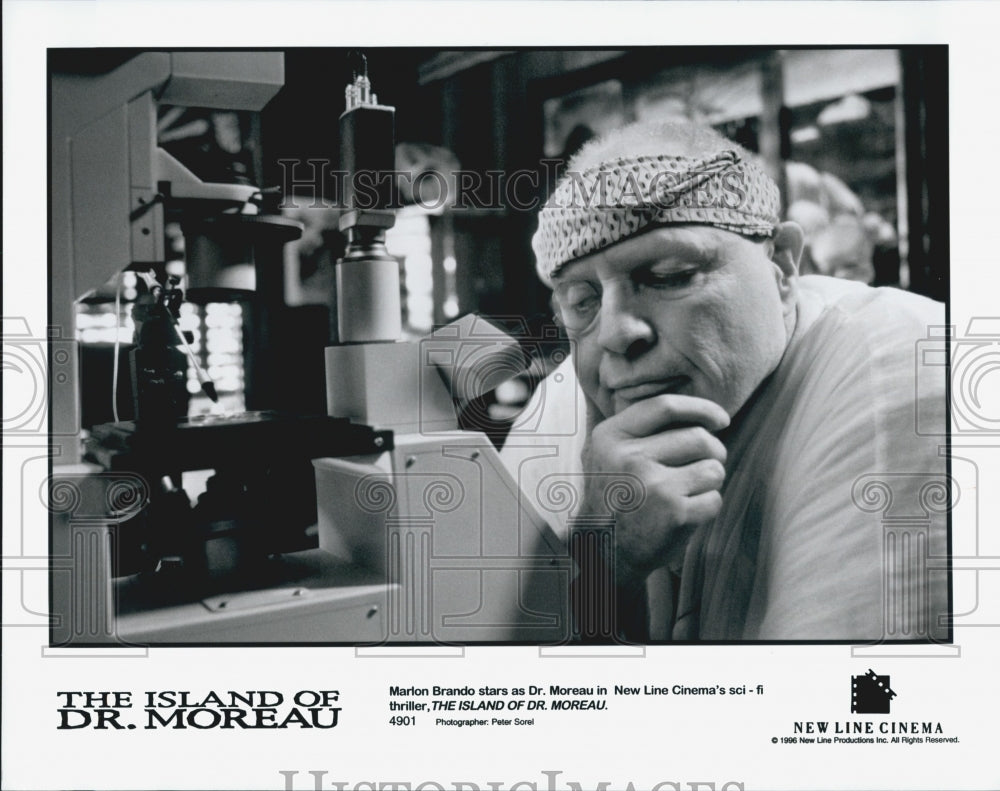 1996 Press Photo "The Island of Dr Moreau" Marlon Brando - DFPG11251 - Historic Images