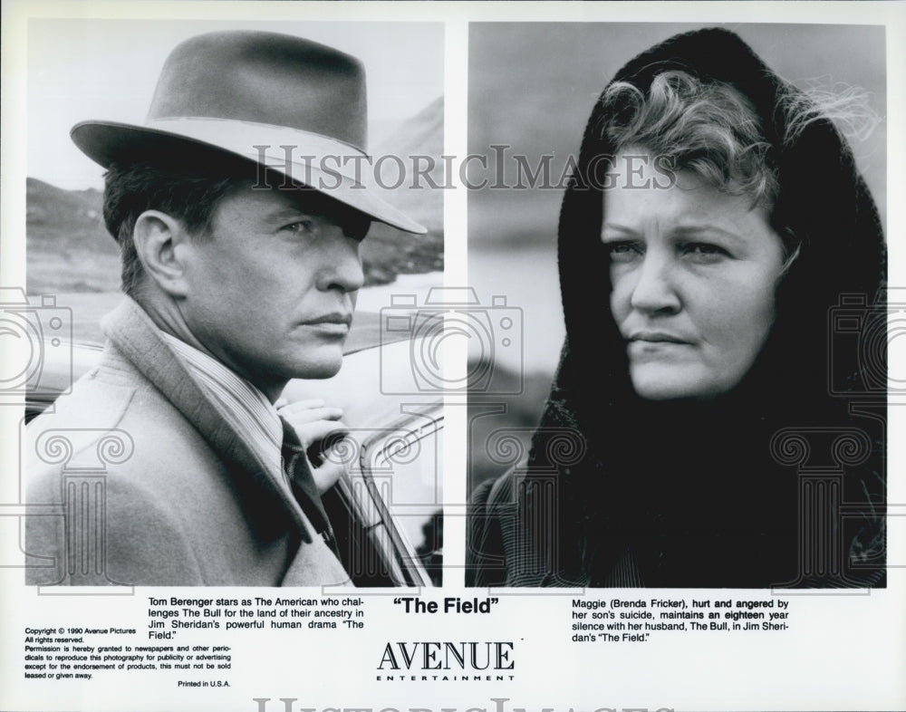 1990 Press Photo Tom Berenger Brenda Fricker In "The Field" - DFPG11495 - Historic Images