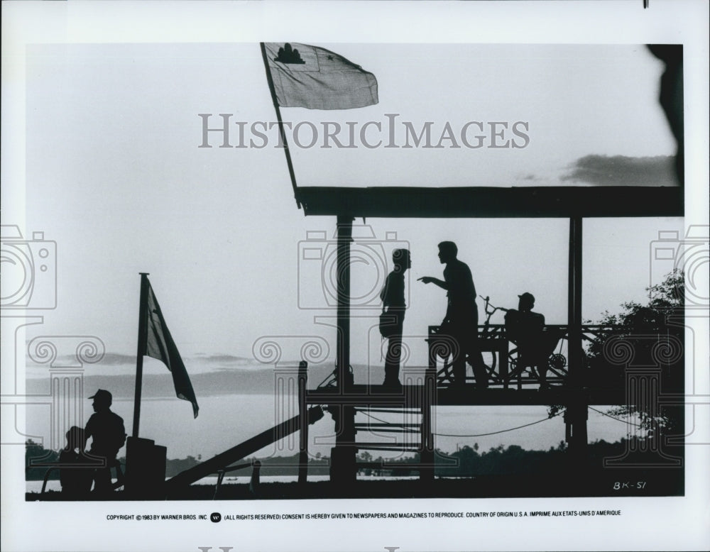 1983 Press Photo Actors in a Warner Brothers film - Historic Images