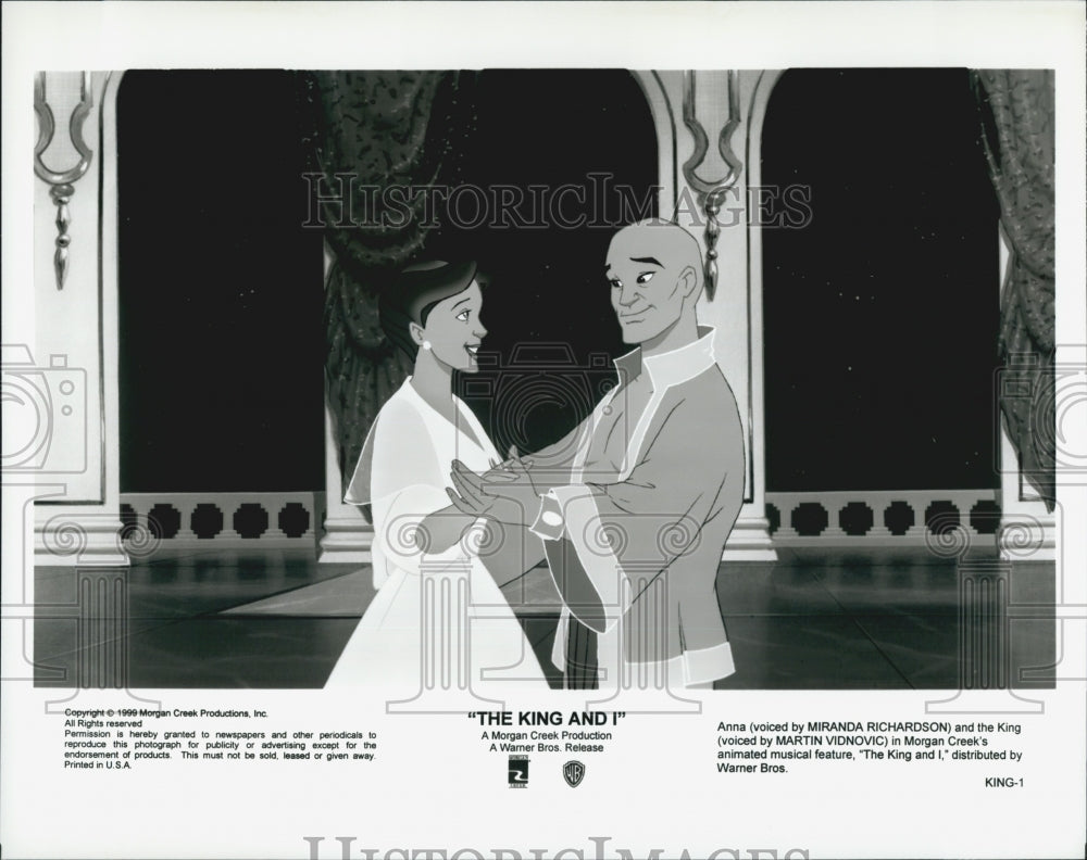 1999 Press Photo Scene From "The King and I" - Historic Images