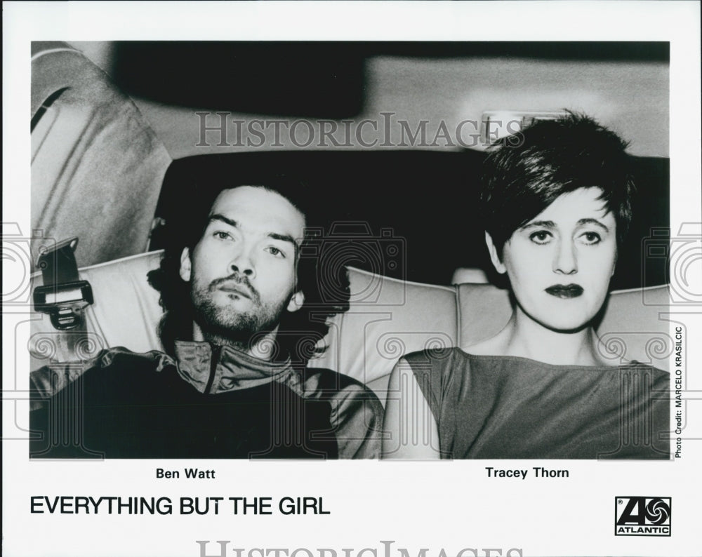 Press Photo Ben Watt &amp; Tracey Thorn Of Everything But The Girl - Historic Images