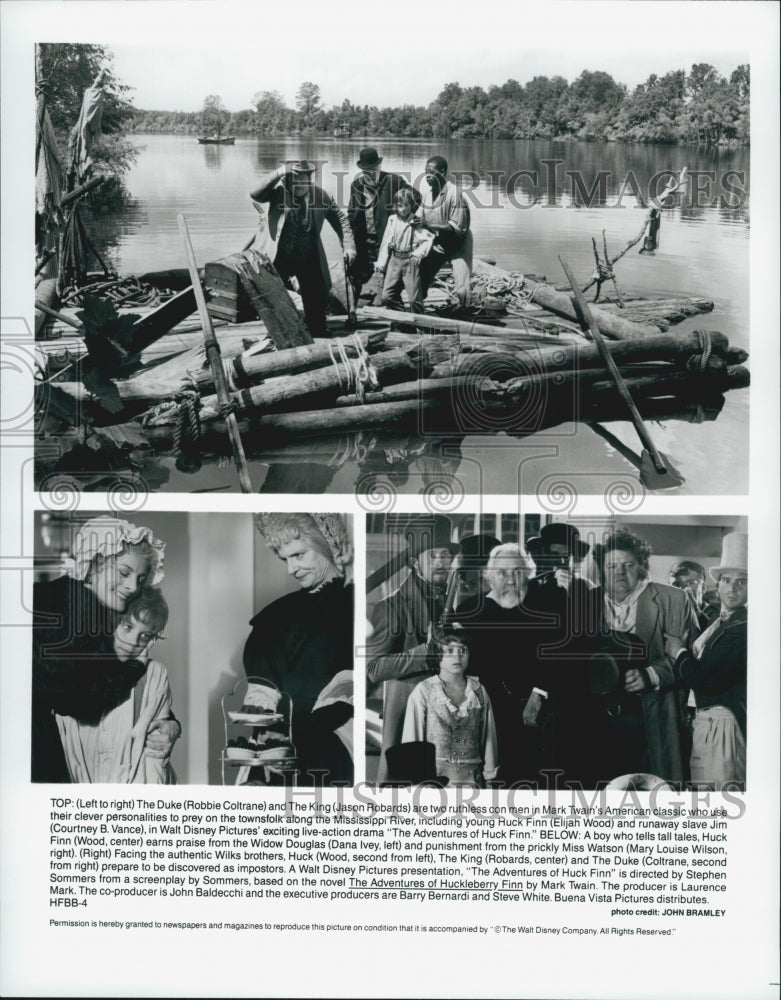 1993 Press Photo Walt Disney Productions "The Adventures Of Huckleberry Finn" - Historic Images