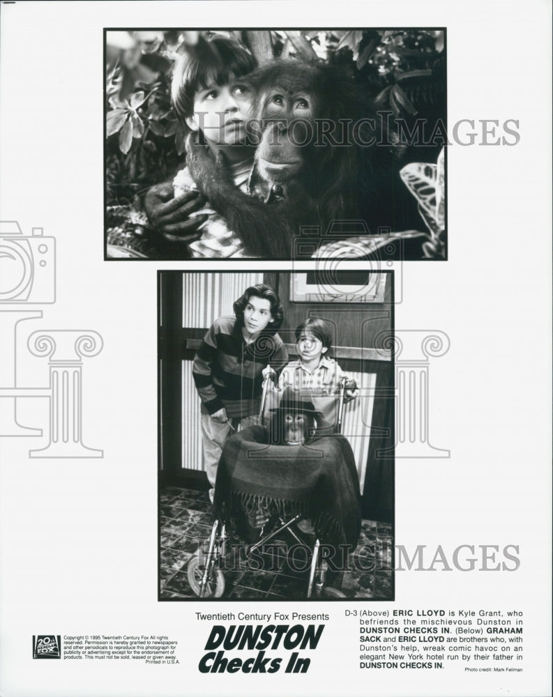 1995 Press Photo "Dunston Checks In" Eric Lloyd,Graham Sack - Historic Images