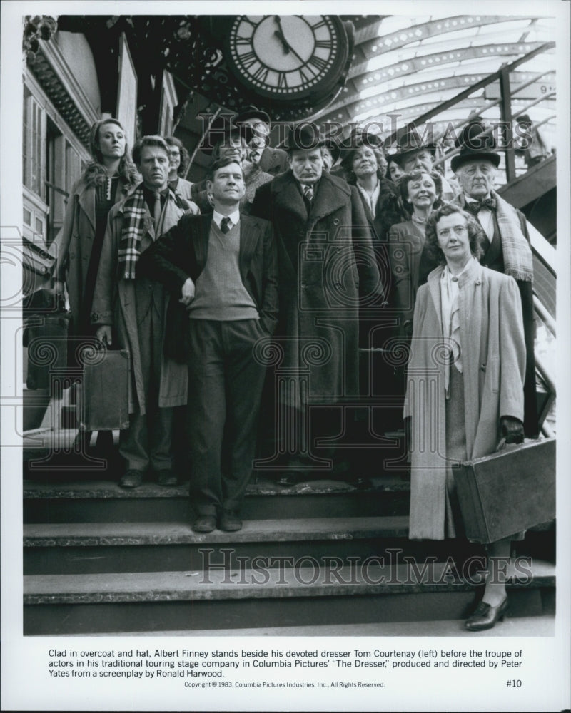 1983 Press Photo  "The Dresser" Albert Finney & Tom Courtenay - Historic Images