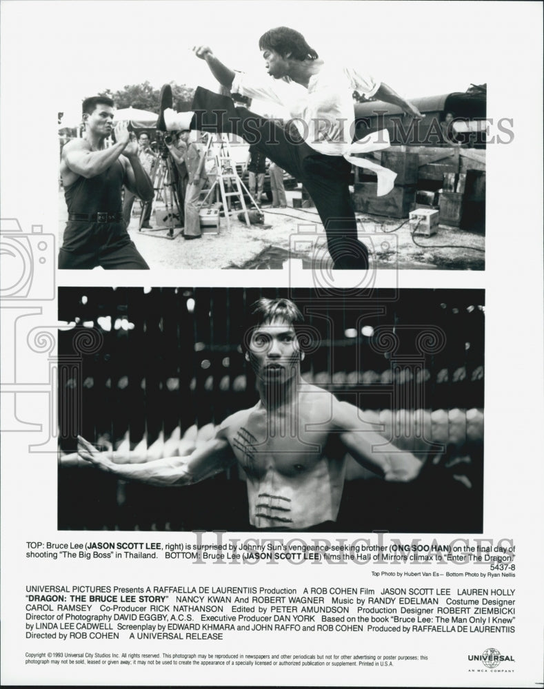 1993 Press Photo &quot;The Big Boss&quot;Jason Scott Lee - Historic Images